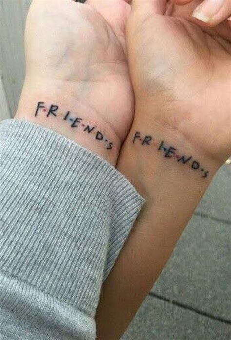 best friend tattoos words|matching tattoos for best friends.